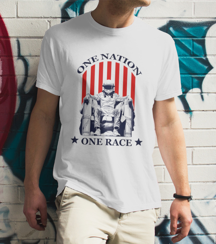 One Nation One Race Racer X IndyCar Washington DC T-Shirt