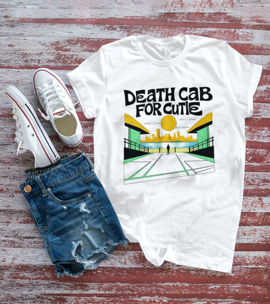 Death Cab For Cutie Skyline Indie Rock City Sunset T-Shirt