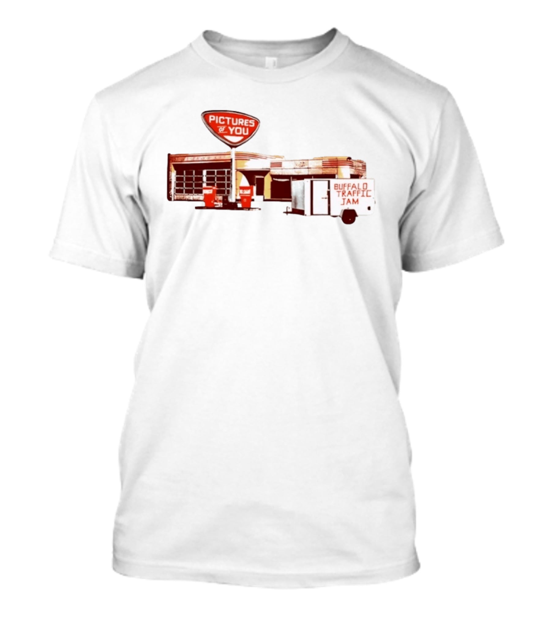 Pictures Of You Buffalo Traffic Jam Gas Station T-Shirt