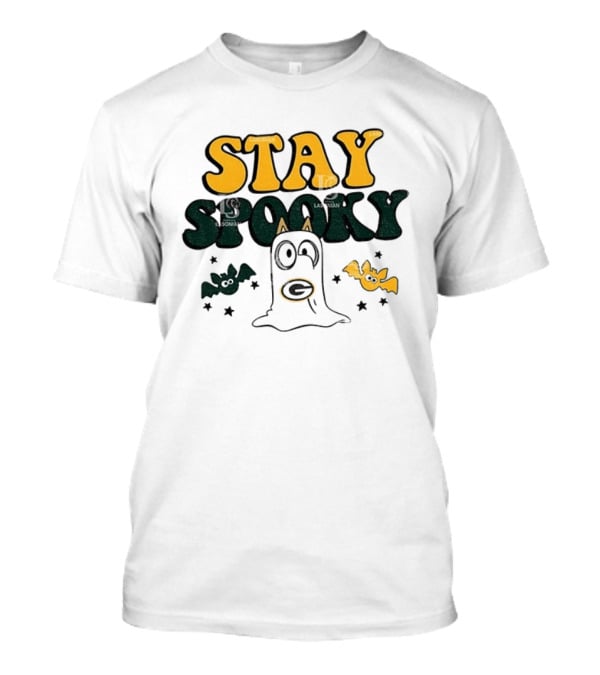Green Bay Packers Bluey Stay Spooky Halloween T-Shirt