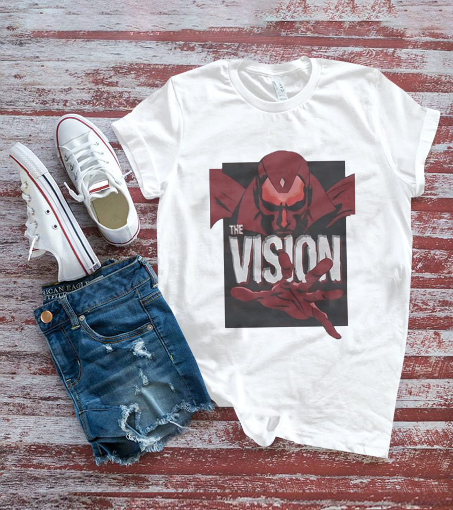The Vision Marvel Superhero Avengers Comic T-Shirt