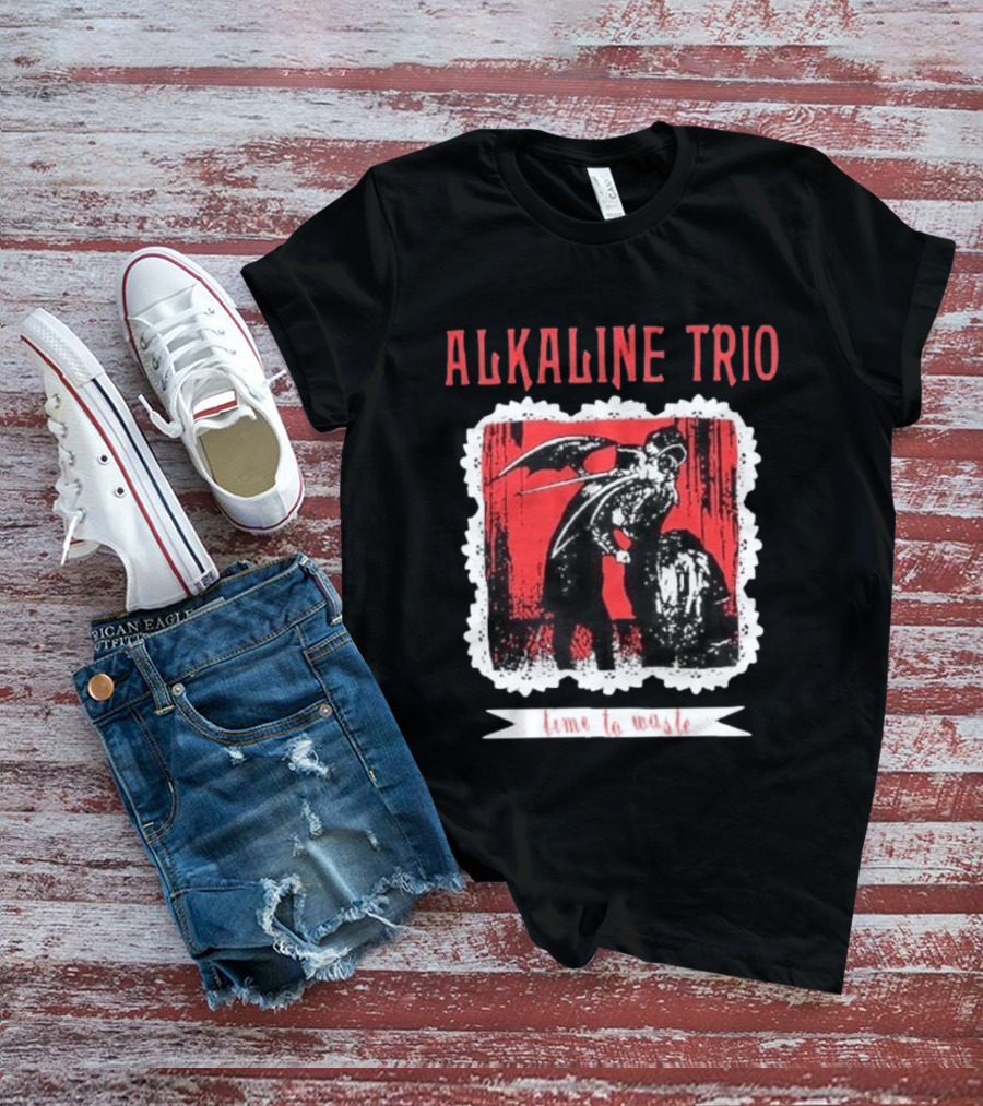 Alkaline Trio Time To Waste Punk Rock Band Album T-Shirt