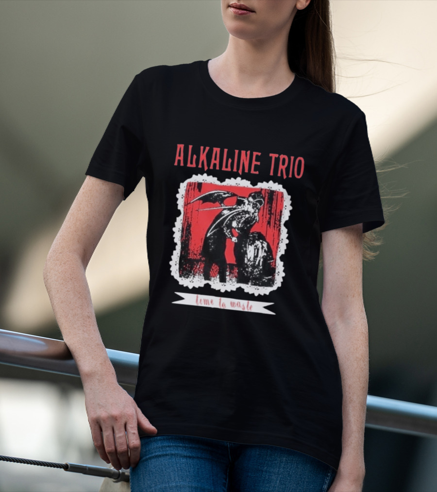 Alkaline Trio Time To Waste Punk Rock Band Album T-Shirt