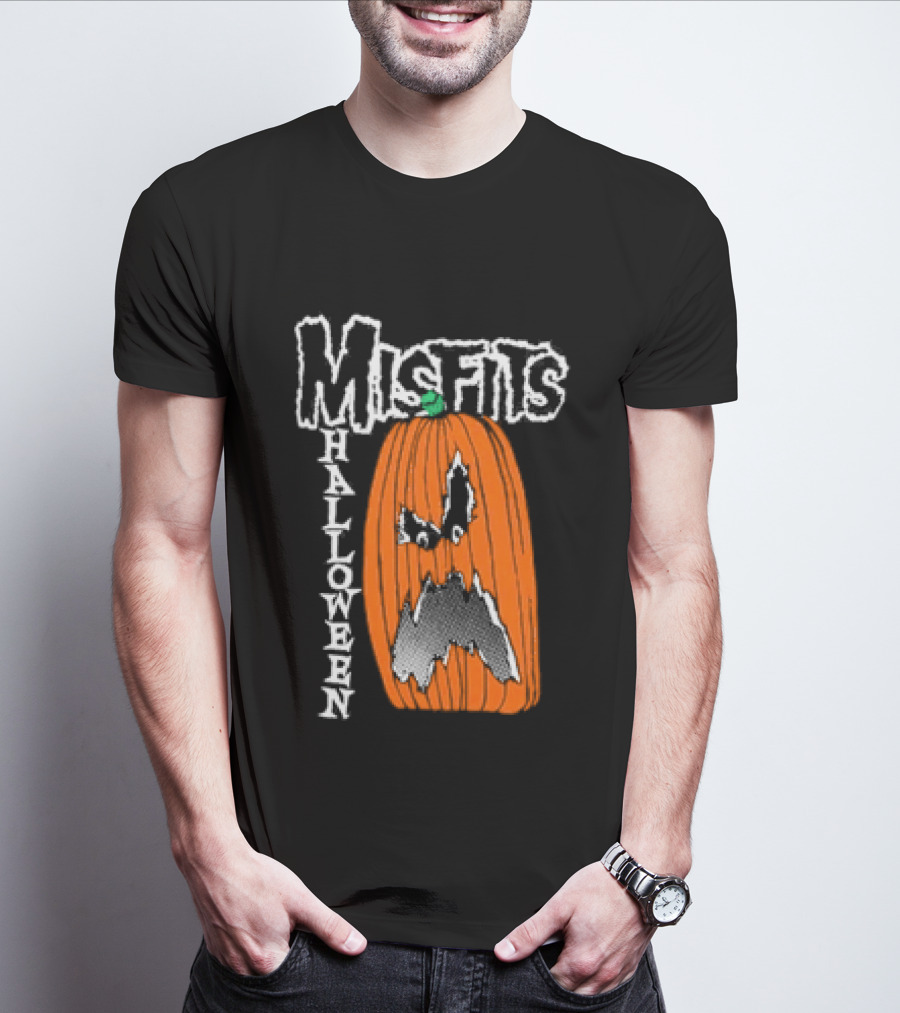 Misfits Halloween Pumpkin Punk Rock T-Shirt