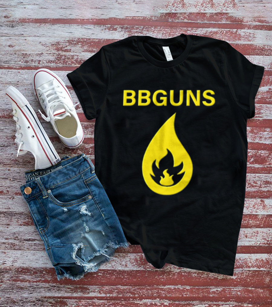 BBGUNS Yellow Flame T-Shirt