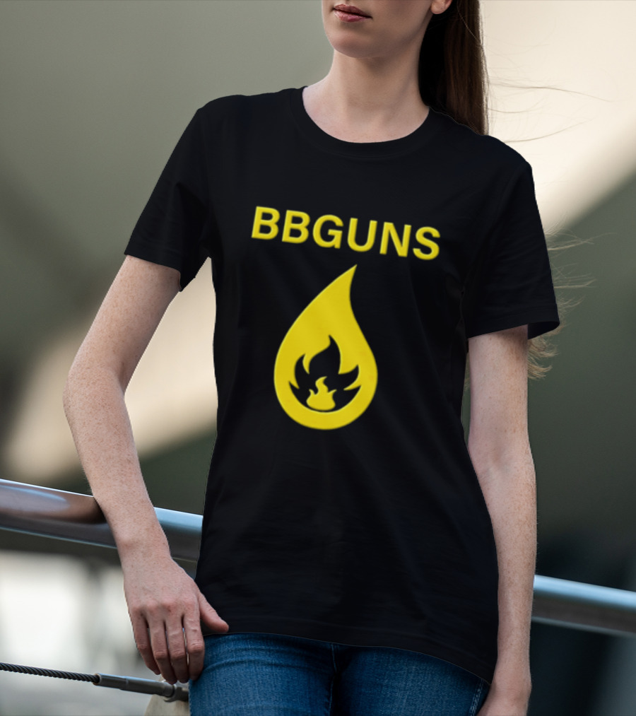 BBGUNS Yellow Flame T-Shirt