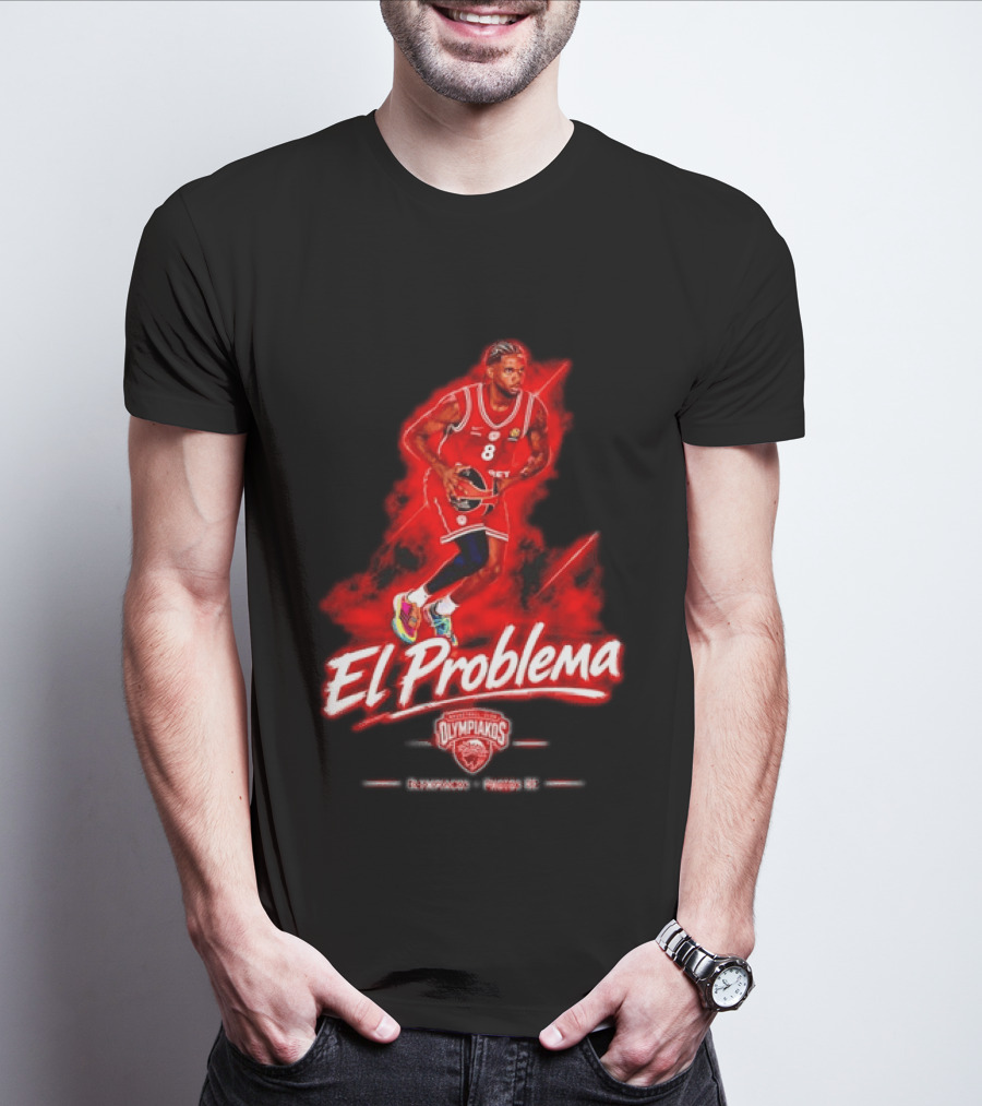 Nigel Williams Goss Olympiakos Euroleague El Problema Basketball 8 T-Shirt