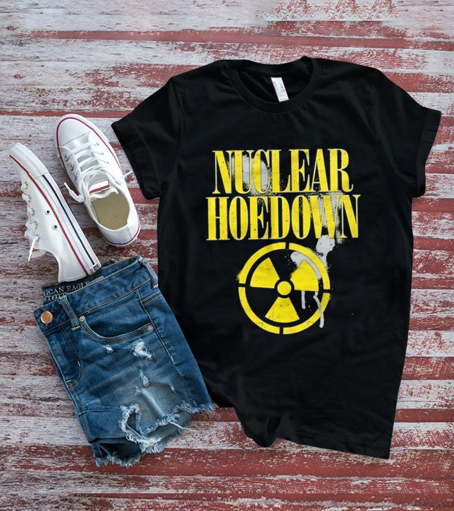 Nuclear Hoedown Distressed Radioactive T-Shirt