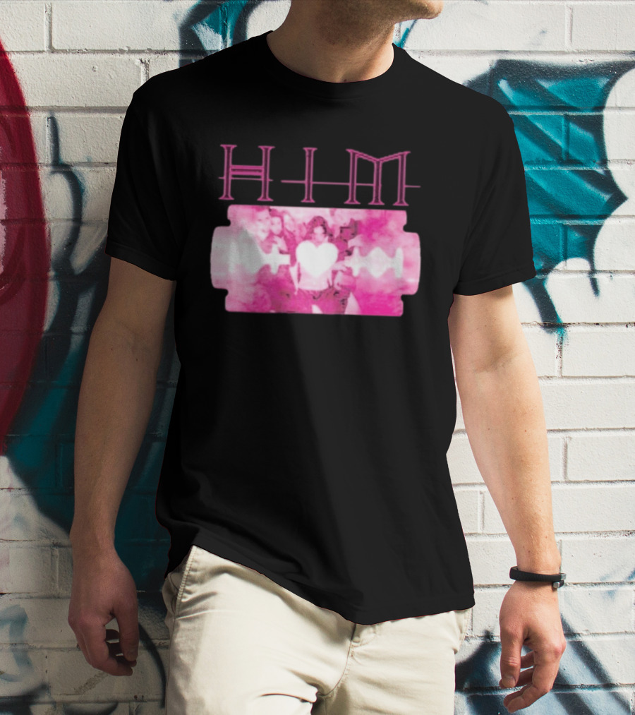 HIM Band Heartagram Razorblade Romance Ville Valo T-Shirt