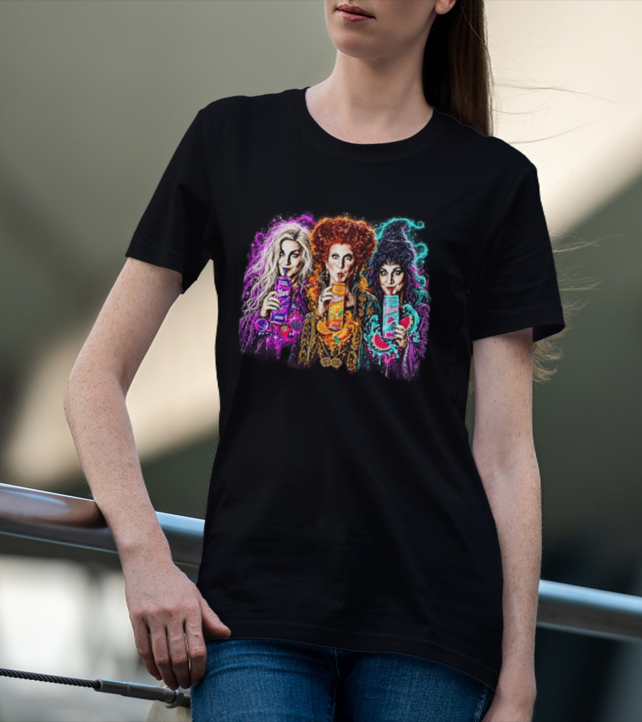 Sarah Jessica Parker Bette Midler Kathy Najimy Drinking Alani Cosmic Stardust Mimosa Watermelon Wave T-Shirt