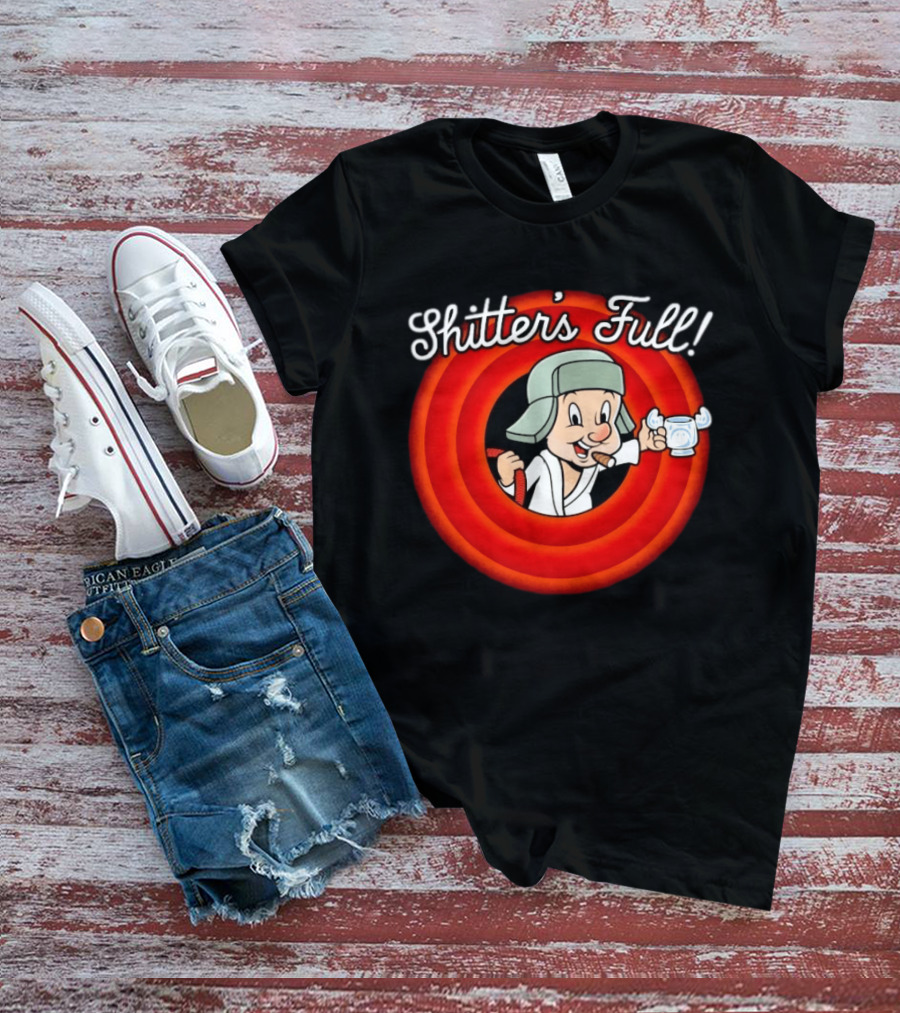 Shitter's Full Cousin Christmas Vacation Cartoon Character Cigar And Robe T-Shirt