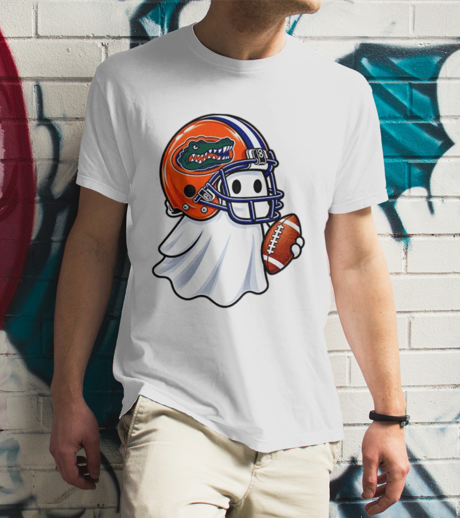 Florida Gators Football Ghost Halloween Fan Gear T-Shirt