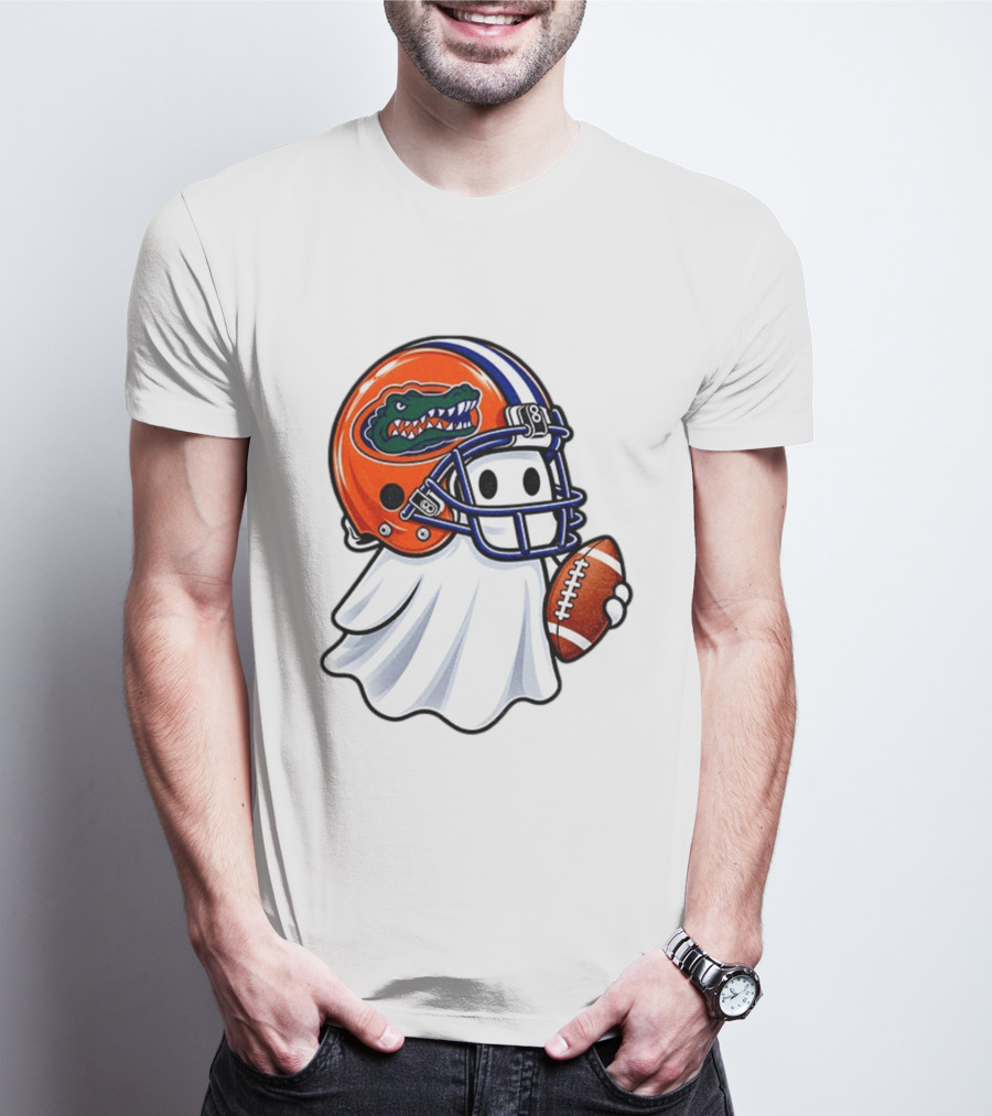 Florida Gators Football Ghost Halloween Fan Gear T-Shirt