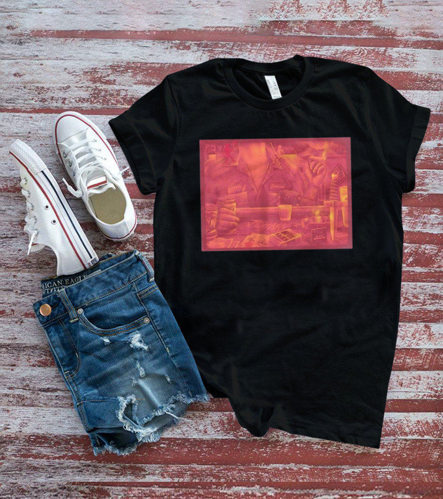 Johnny St Louis Missouri October 6 2020 Concert 100 Club Smoking Dice Beer Neon T-Shirt