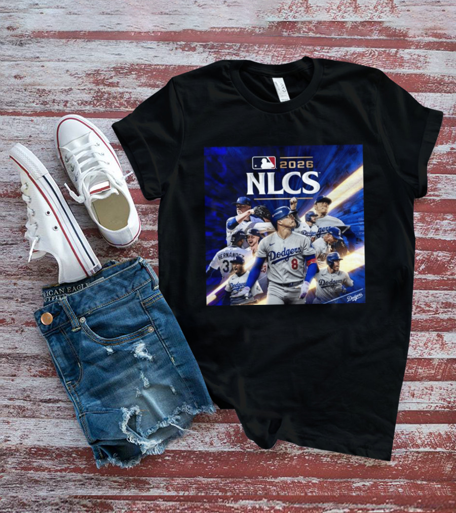 MLB Los Angeles Dodgers 2026 NLCS Bound Celebration T-Shirt