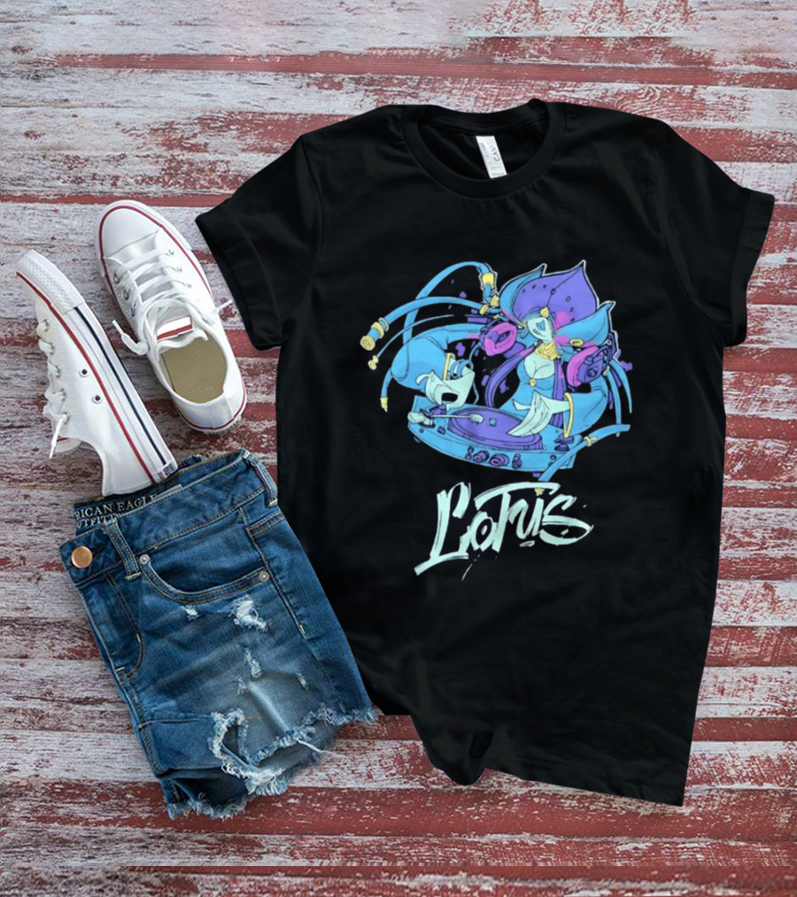 Lotus DJ Warframe Sci Fi Gaming T-Shirt