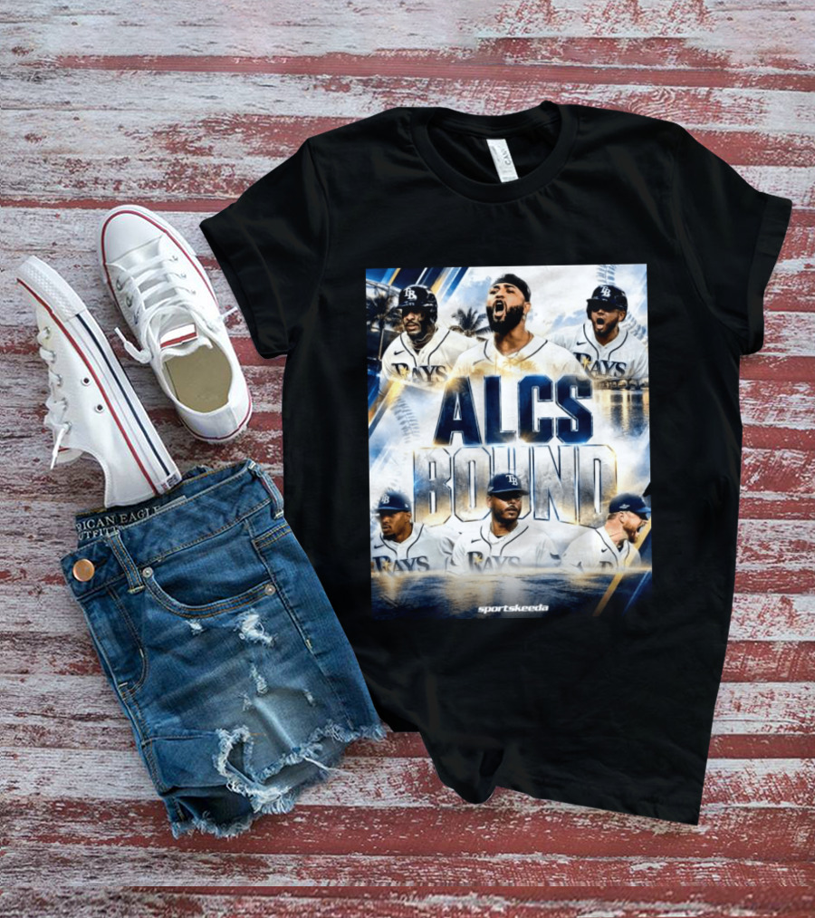 Tampa Bay Rays ALCS Bound Third Time Franchise History T-Shirt
