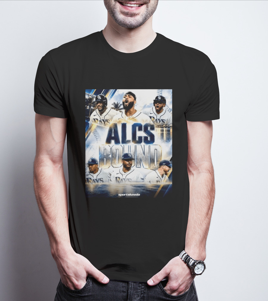 Tampa Bay Rays ALCS Bound Third Time Franchise History T-Shirt