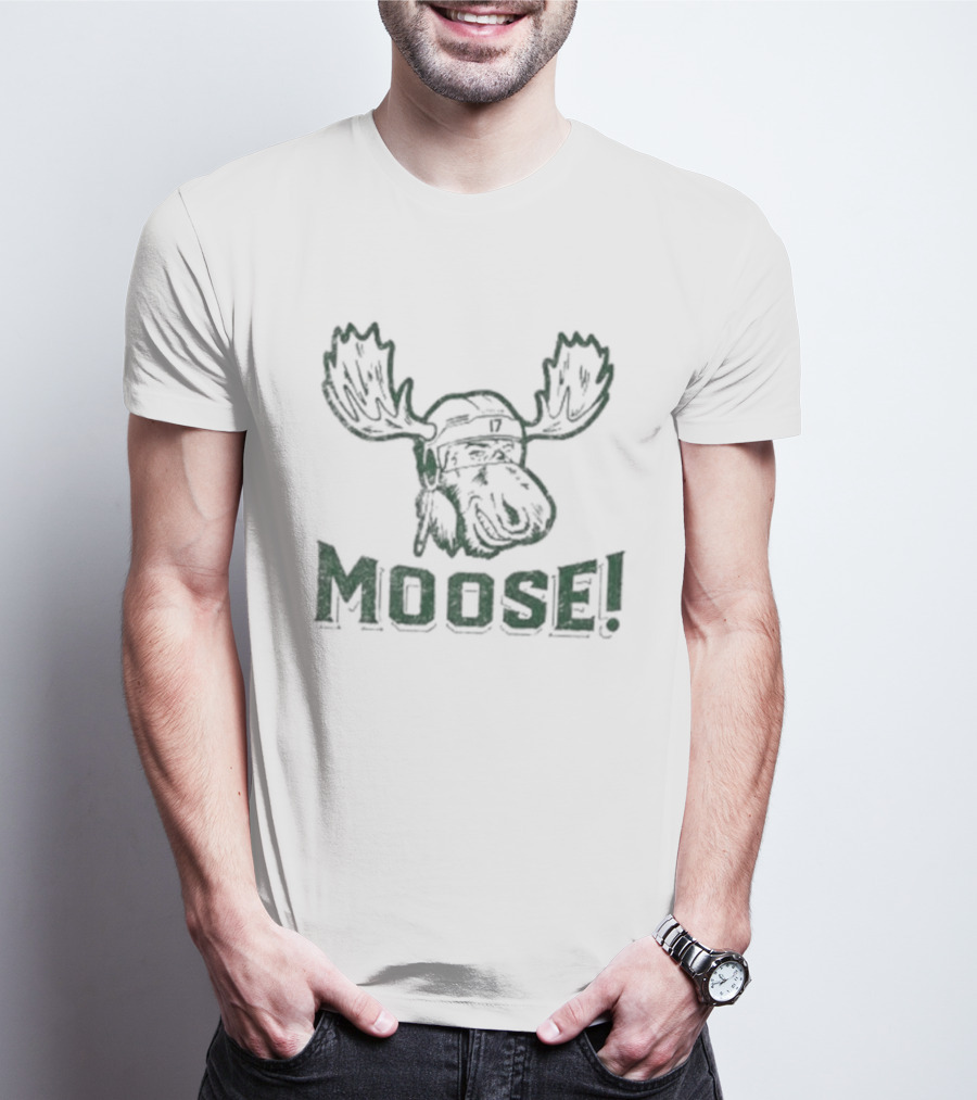 Minnesota Wild St. Paul Moose Vintage Hockey T-Shirt