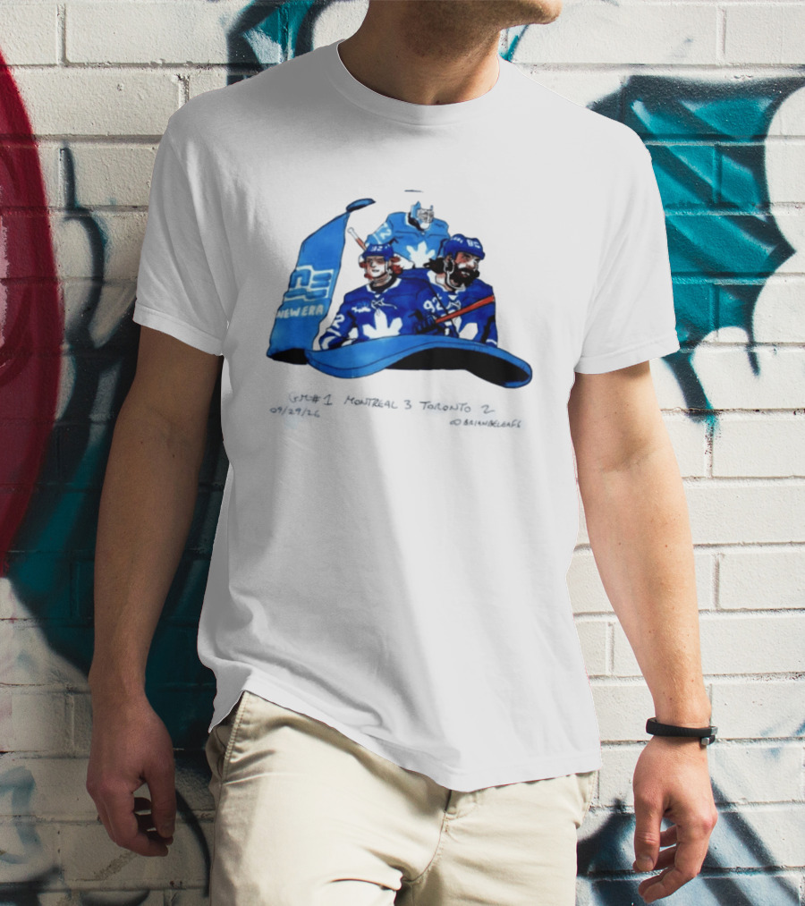 Montreal Vs Toronto Game 1 Hockey NHL New Era T-Shirt