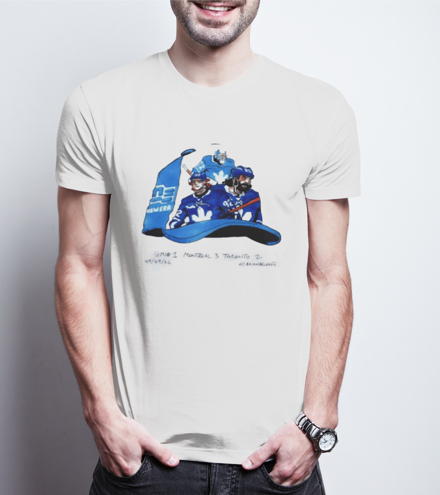 Montreal Vs Toronto Game 1 Hockey NHL New Era T-Shirt