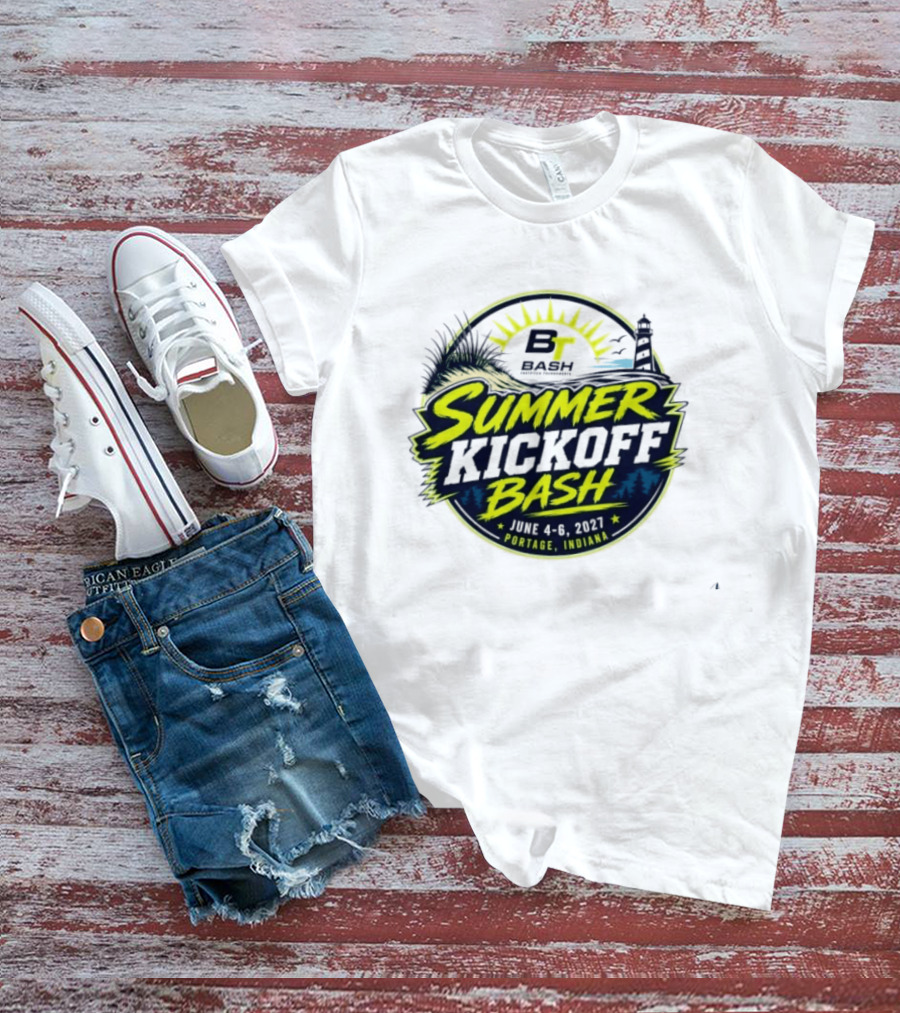 Portage Indiana Summer Kickoff Bash ET Bash Softball Event T-Shirt