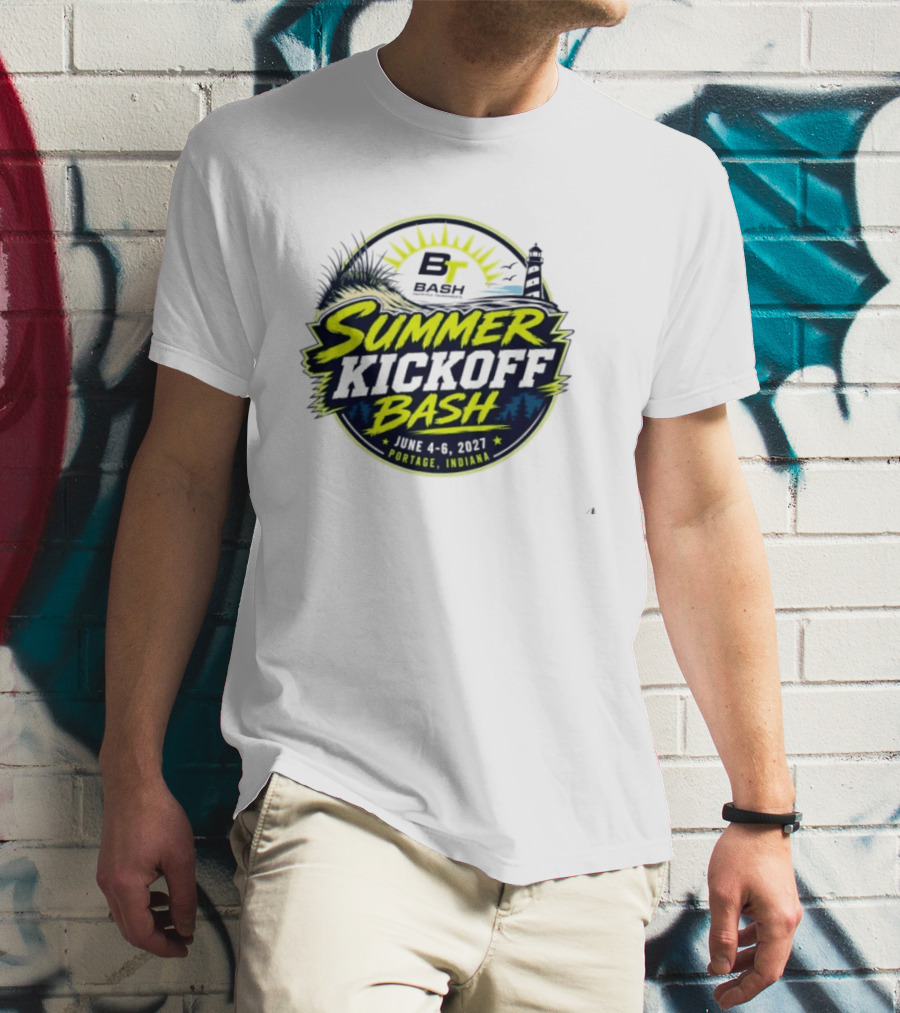 Portage Indiana Summer Kickoff Bash ET Bash Softball Event T-Shirt