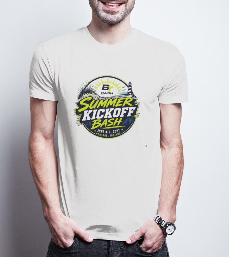 Portage Indiana Summer Kickoff Bash ET Bash Softball Event T-Shirt
