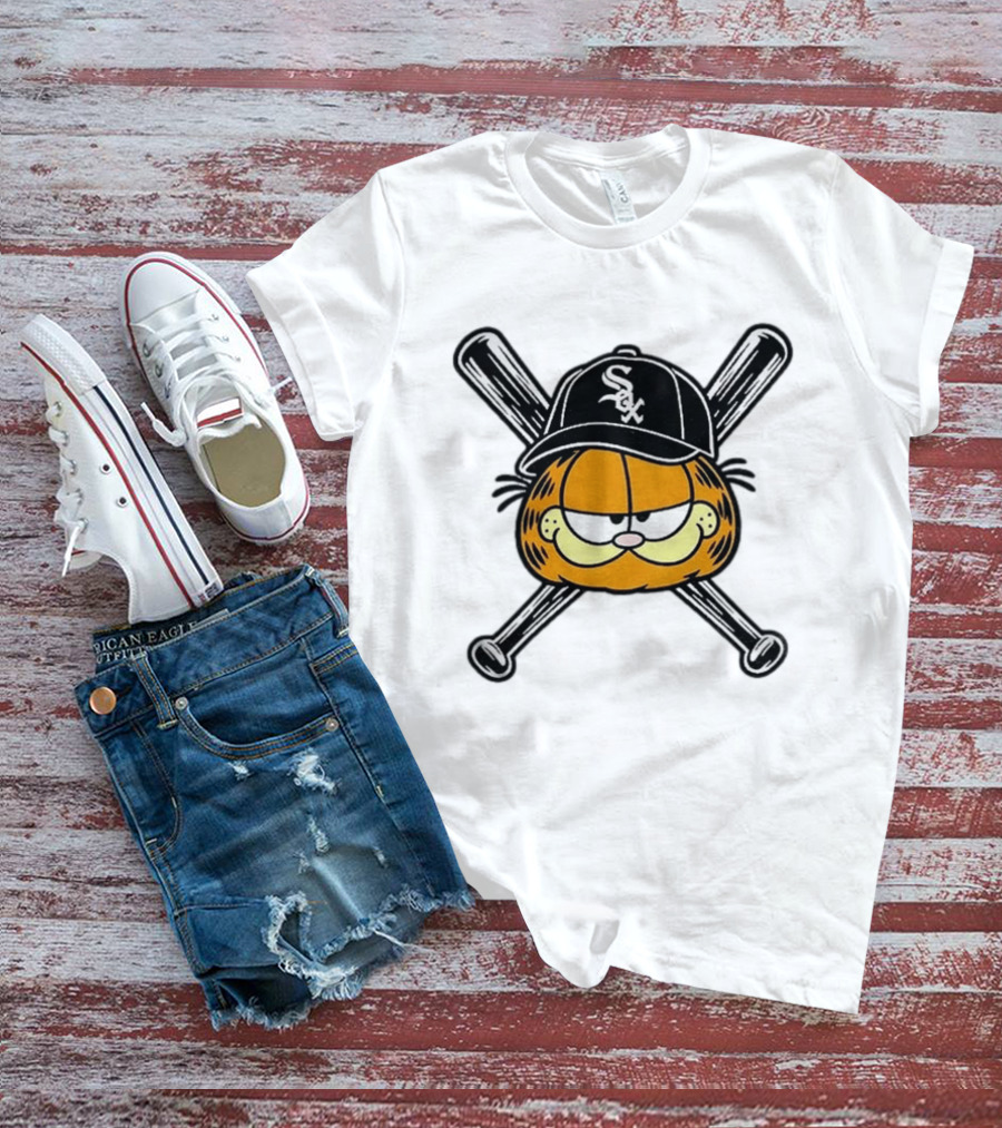 White Sox South Side Garfield Baseball T-Shirt