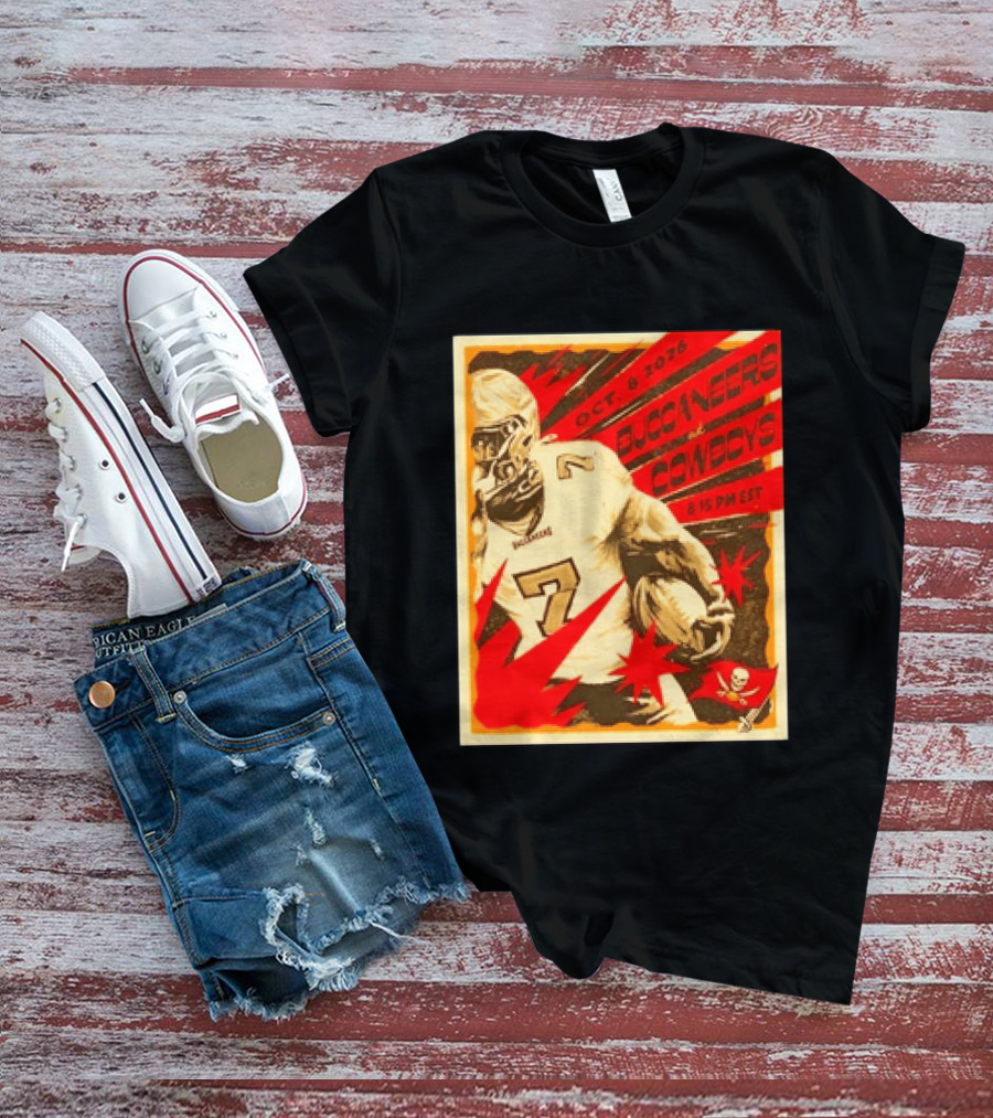 Buccaneers At Cowboys October 8 2026 8:15 PM EST T-Shirt