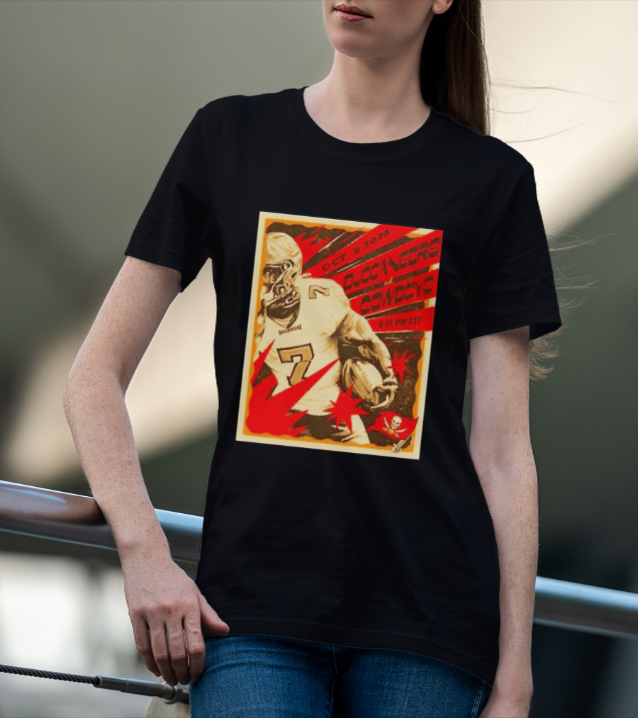 Buccaneers At Cowboys October 8 2026 8:15 PM EST T-Shirt