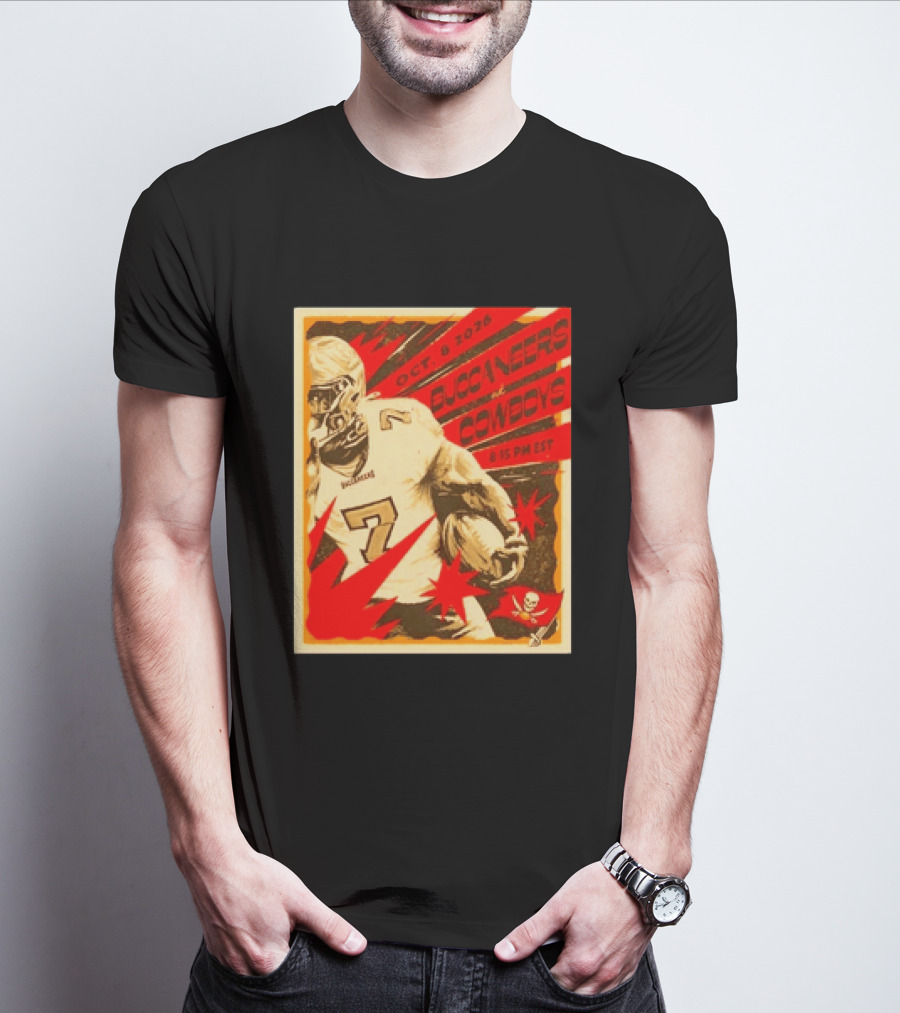 Buccaneers At Cowboys October 8 2026 8:15 PM EST T-Shirt