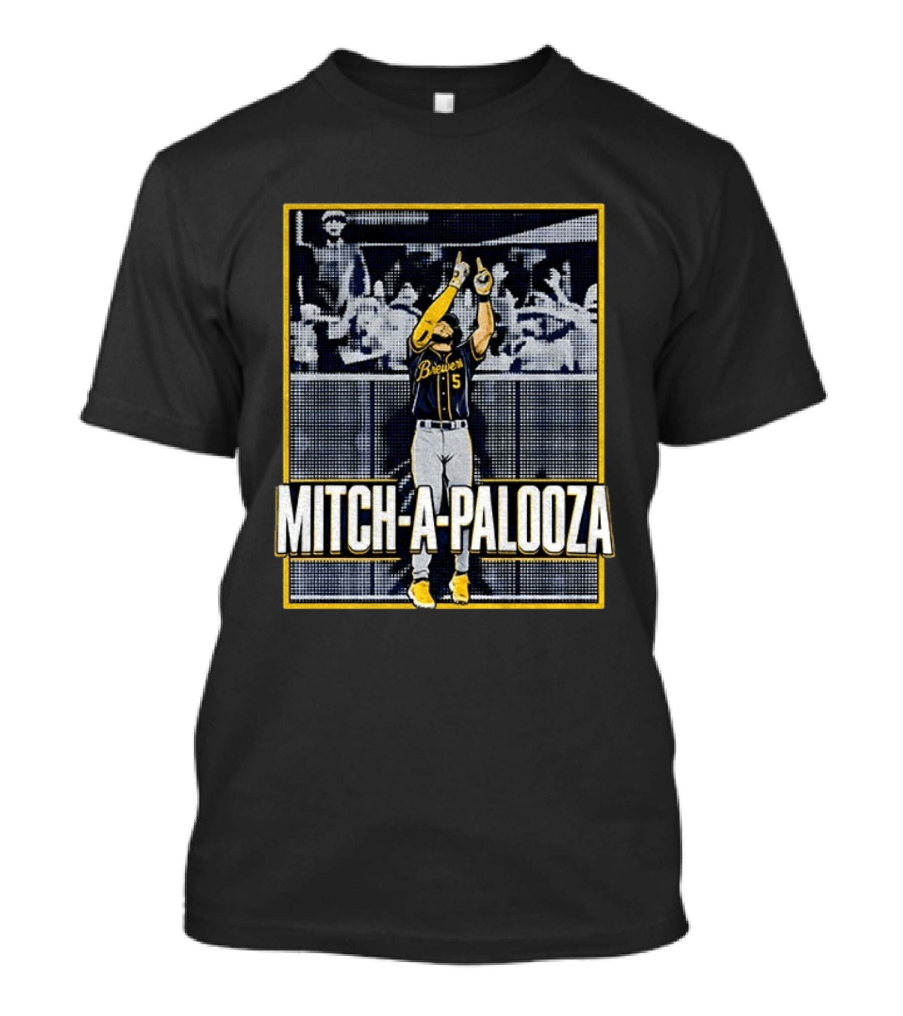Mitch A Palooza Brewer Iconic Moment Celebration T-Shirt