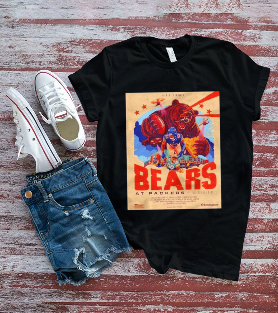 Rivalry Renewed Bears At Packers October 11 Noon CT Ticketmaster T-Shirt