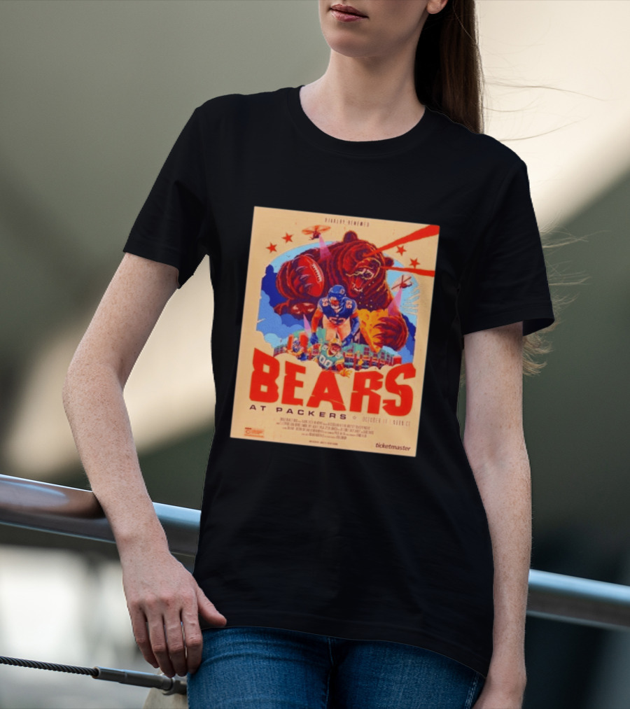 Rivalry Renewed Bears At Packers October 11 Noon CT Ticketmaster T-Shirt