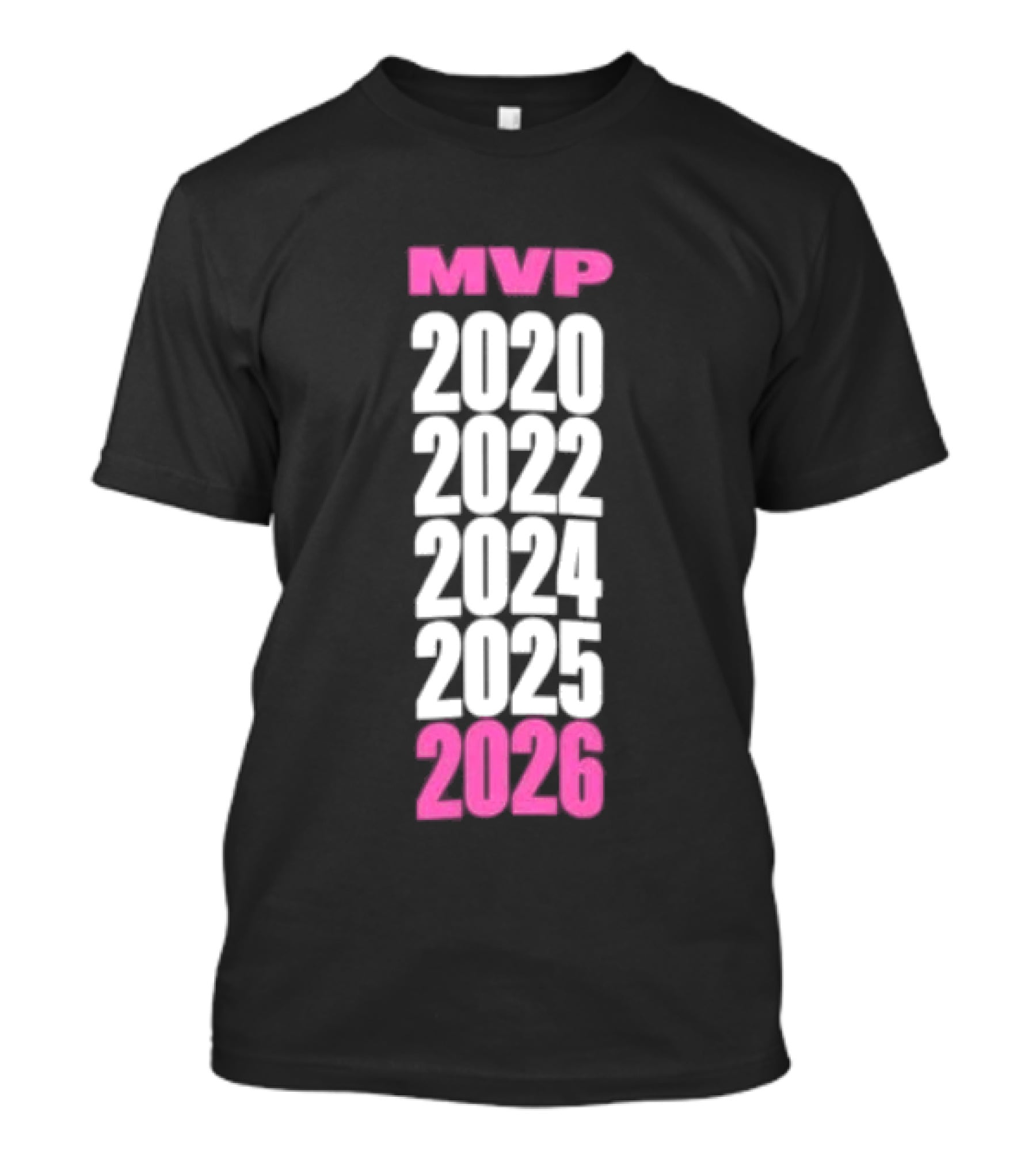 MVP 2020 2022 2024 2025 2026 Star Recognition T-Shirt