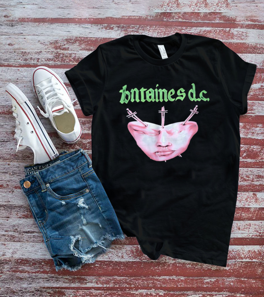 Fontaines DC Dagger Face Irish Post Punk Band T-Shirt