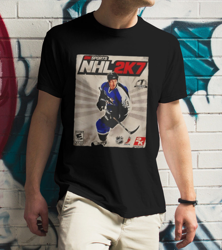 2K Sports NHL 2K7 Joe Thornton 19 Rated Number 1 NHL Game 2007 T-Shirt