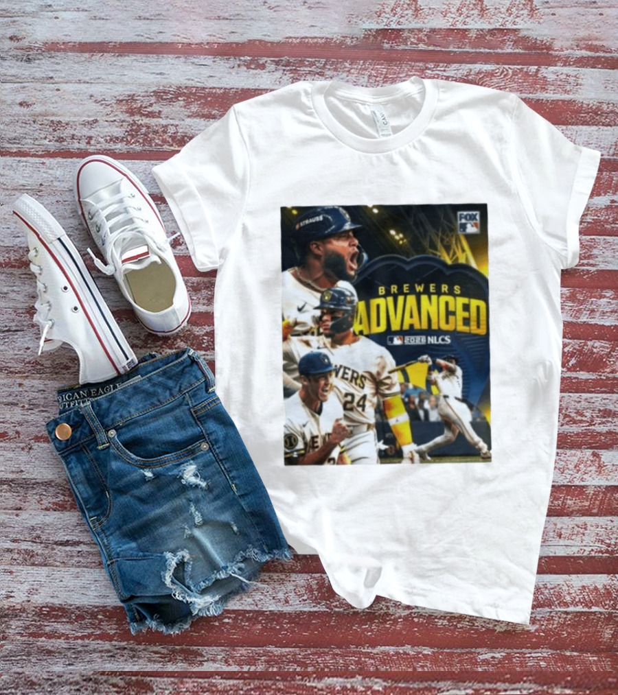 Brewers Advanced 2026 NLCS MLB Fox T-Shirt