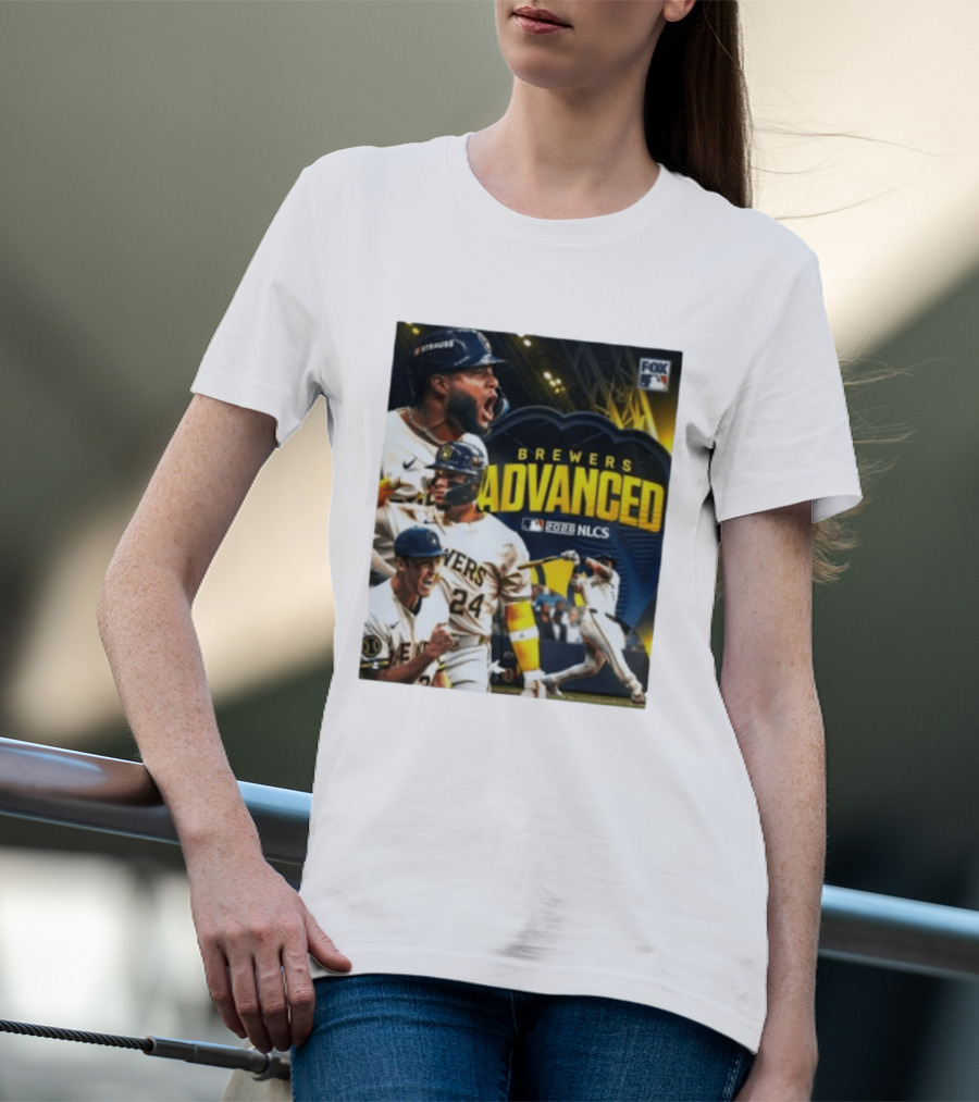 Brewers Advanced 2026 NLCS MLB Fox T-Shirt
