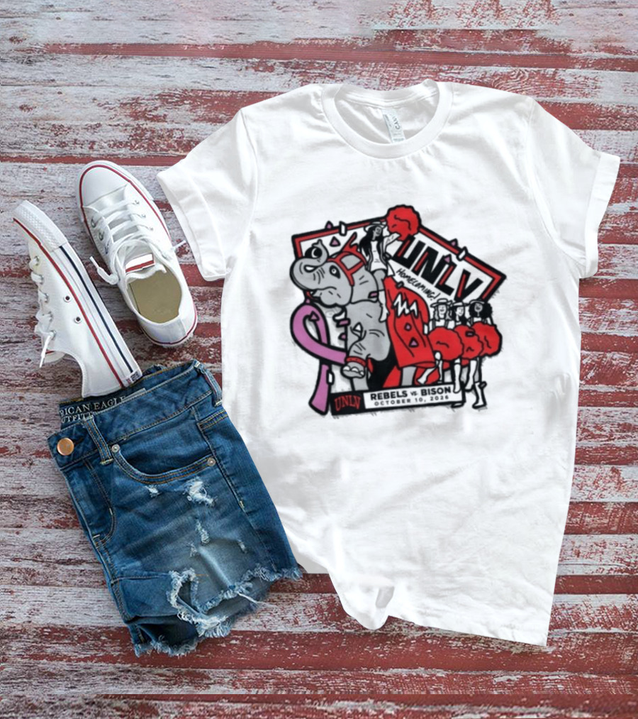 UNLV Rebels Vs Bison Homecoming October 10 2026 T-Shirt