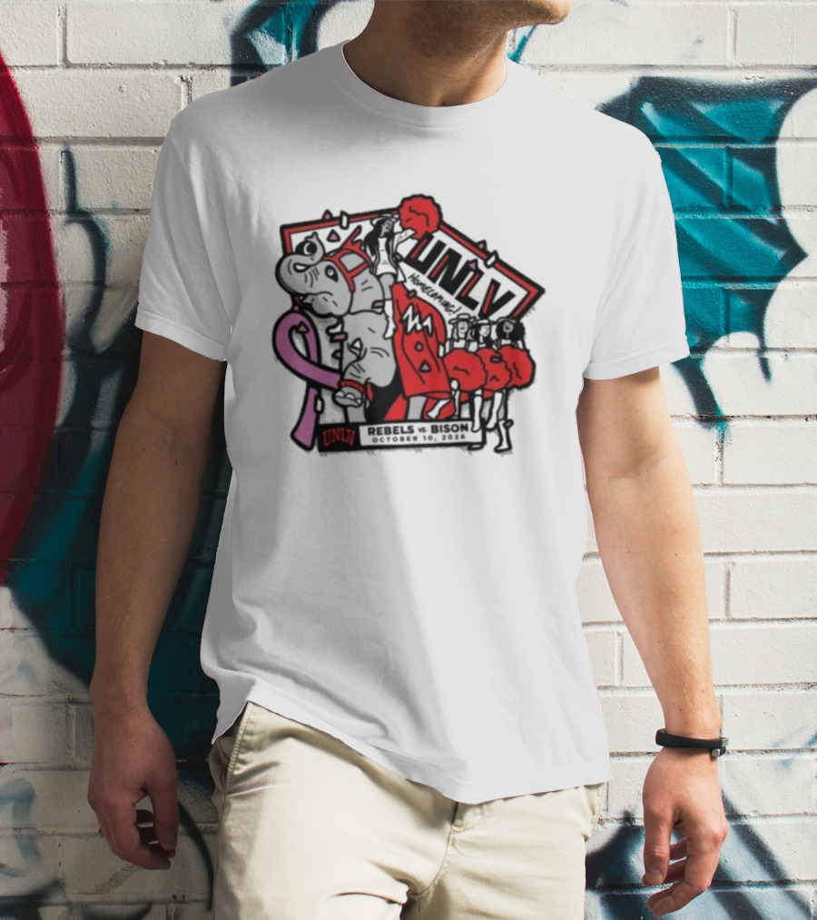 UNLV Rebels Vs Bison Homecoming October 10 2026 T-Shirt