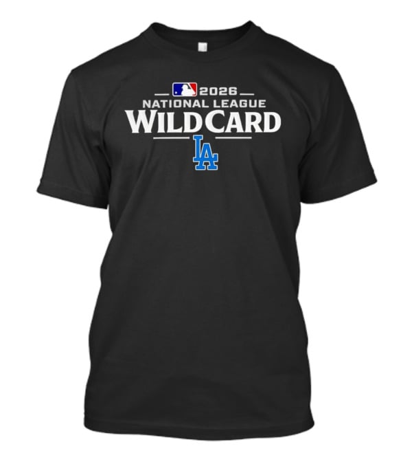 2026 Los Angeles Dodgers National League Wild Card MLB T-Shirt