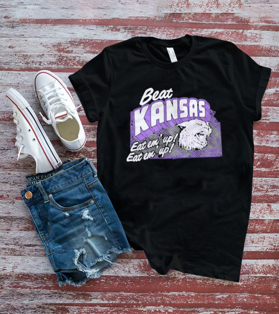 Beat Kansas Eat Em Up Eat Em Up Football Rivalry T-Shirt