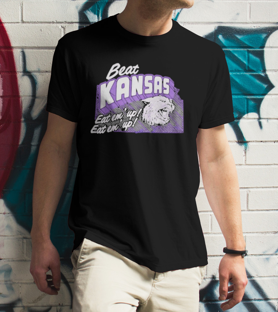 Beat Kansas Eat Em Up Eat Em Up Football Rivalry T-Shirt