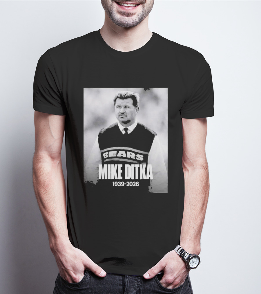 Mike Ditka 1939 2026 Bears T-Shirt