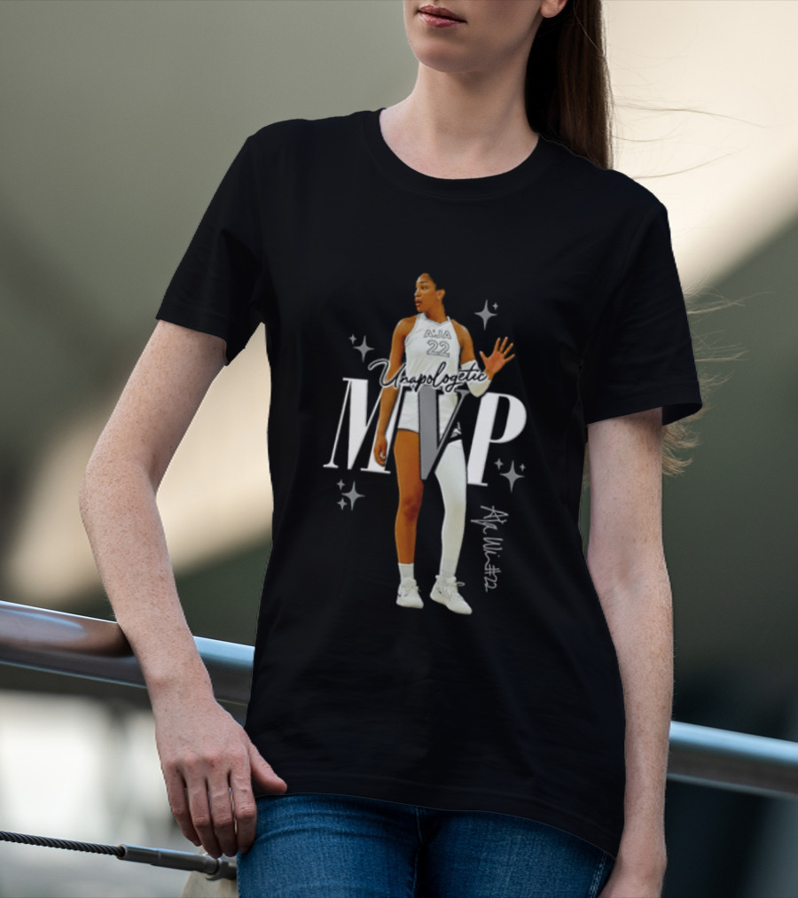 Unapologetic MVP Aja Wilson Las Vegas Aces WNBA T-Shirt