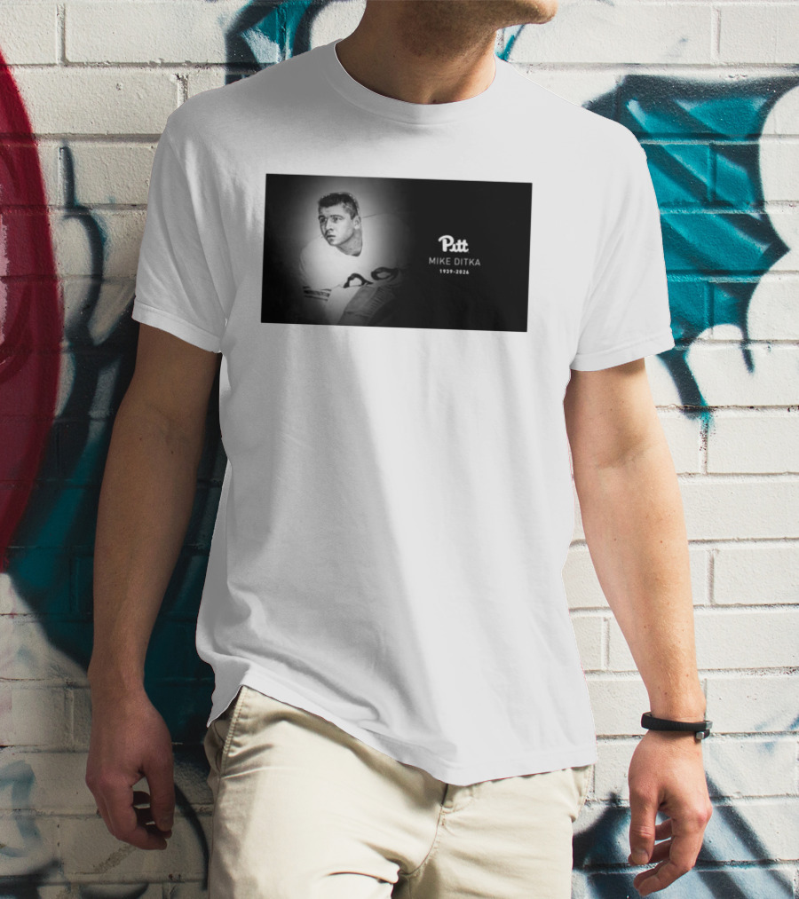 Pitt Remembers Football Icon Mike Ditka 1939 2026 T-Shirt