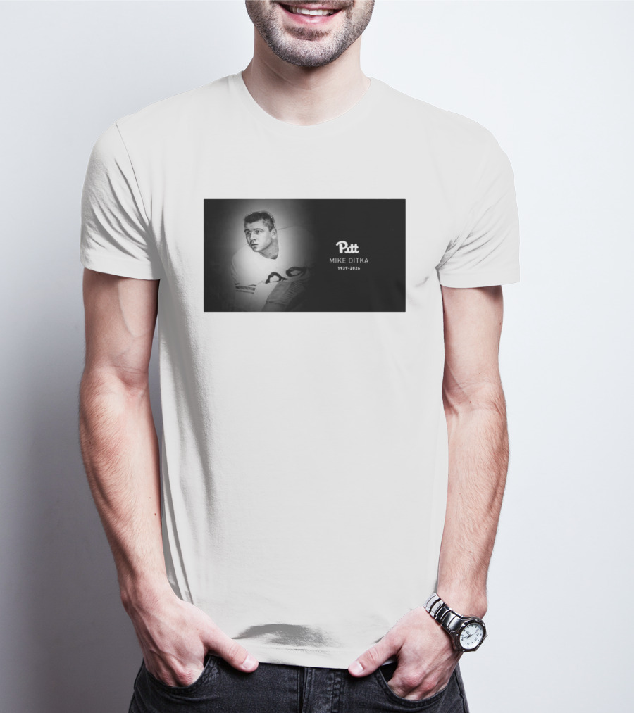 Pitt Remembers Football Icon Mike Ditka 1939 2026 T-Shirt