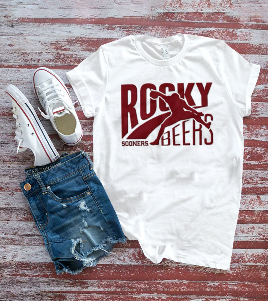 Rocky Beers Sooners Football Oklahoma Fan T-Shirt